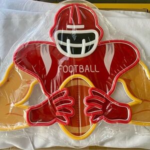Red Football Player sigh Cutter Set
